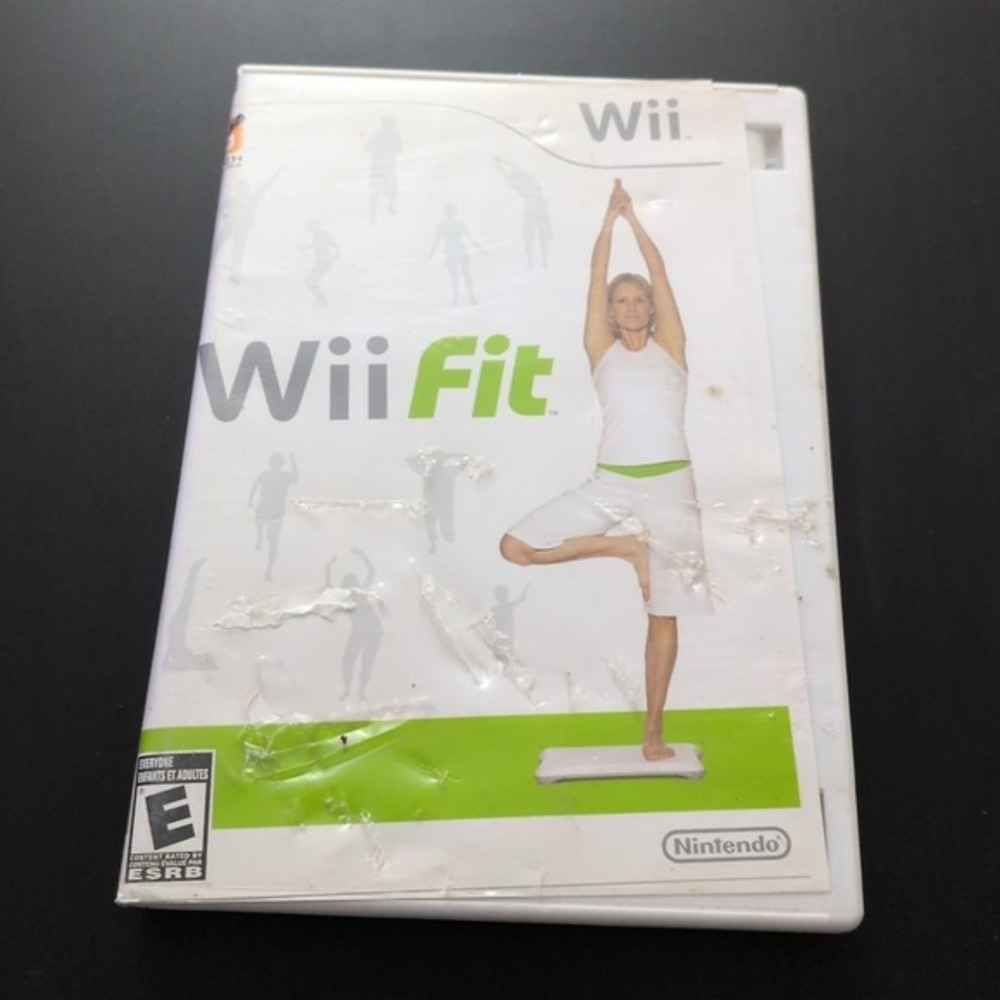 Wii Fit For Nintendo Wii Video Game Workout Fitness Active Needs New Case